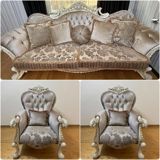 Divan +2 kreslo. Satılır 500 azn. Baha alınıb, az işlənib. Ünvan — Мебель