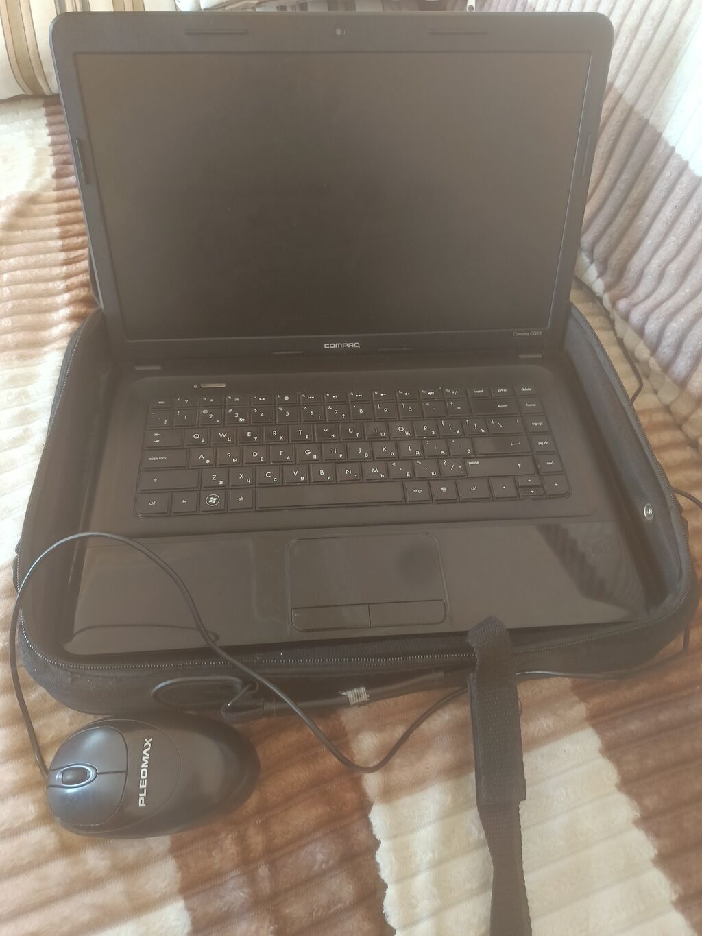 Compaq CQ58 noutbuk + Pleomax simli siçan + qoruyucu çanta — Elektronika, Bakı