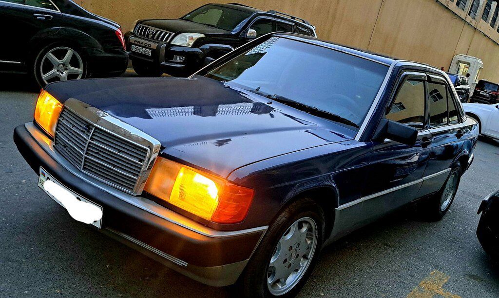 Mercedes 190, 2.0 L, 1990 il, 328 000 km — Avtomobillər, Bakı (6)