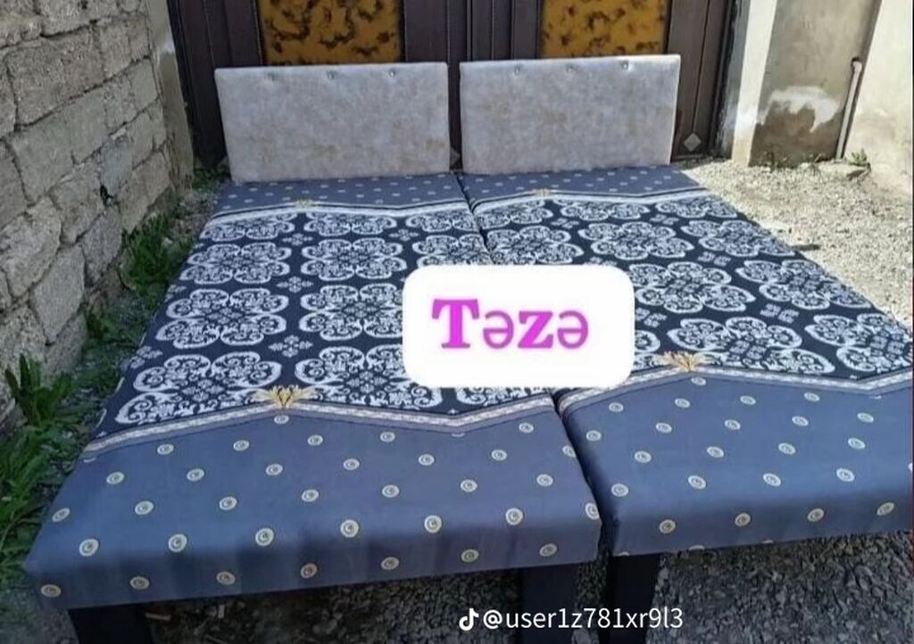 Təzə çarpayılar. 1 nəfərlik çarpayılar 60 manat. 2 nəfərlik taxt 110 — Mallar, Digah (10)