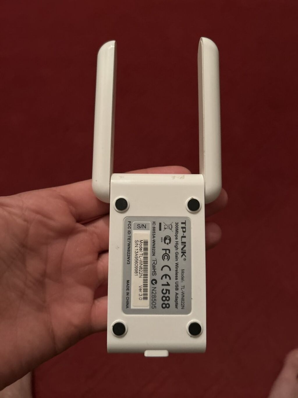 TP-Link TL-WN822N – 300 Mbps High Gain Wireless USB Adapter - İki — Elektronika, Bakı (4)