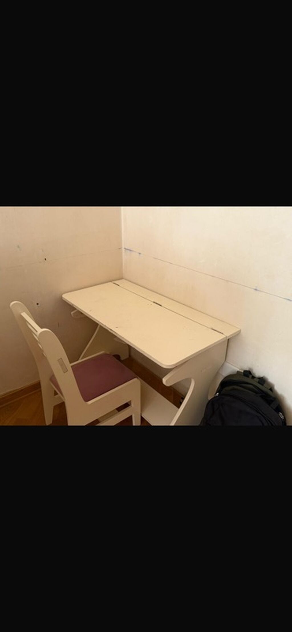 Klassik tərzli uşaq yataq otağı mebel dəsti - Rəng: krem/ivory — Mebel, Bakı (6)