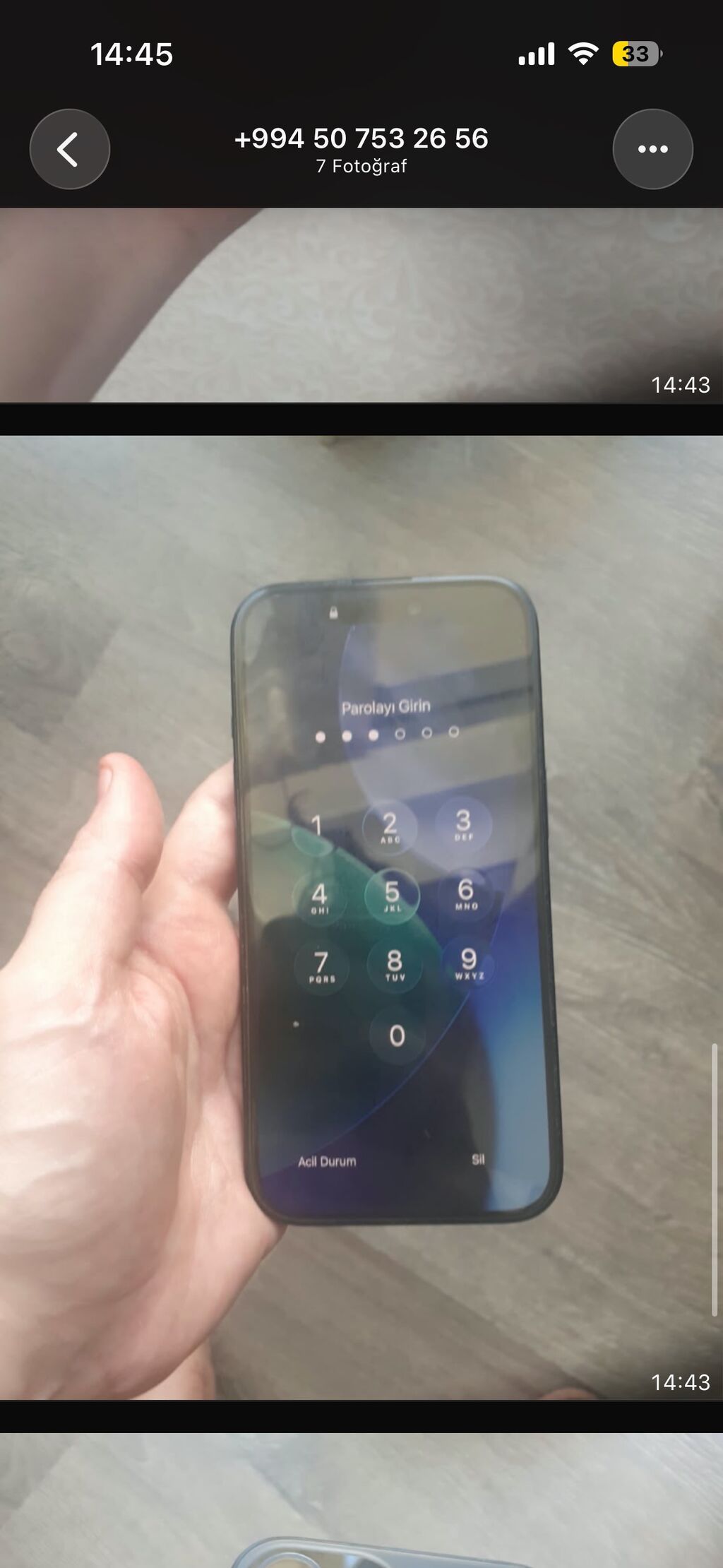 IPhone 15, 128 GB, Qara, Zəmanət, Barmaq izi, Simsiz şarj — Apple iPhone, Qobu (4)