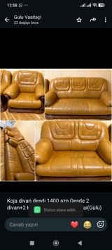 Koja divan desdi 1400 azn.Desde 2 divan+2 kreslo daxildir.unvan — Mebel