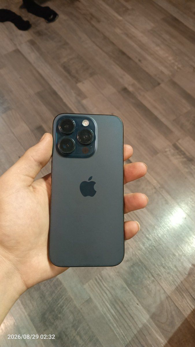 Apple iPhone 15 Pro Blue Titanium 128GB/8GB — Smartfonlar, Bakı (2)