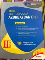 Azərbaycan dili Testlər 11-ci sinif, DİM, 2-ci hissə, 2023 il — Cəfər