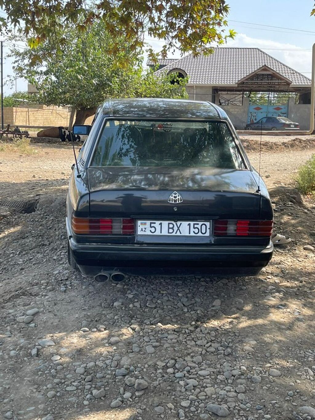Mercedes-Benz 190 (W201) sedan — qara rəng, 4 qapı. Texniki və dizayn — Avto, Goranboy (9)