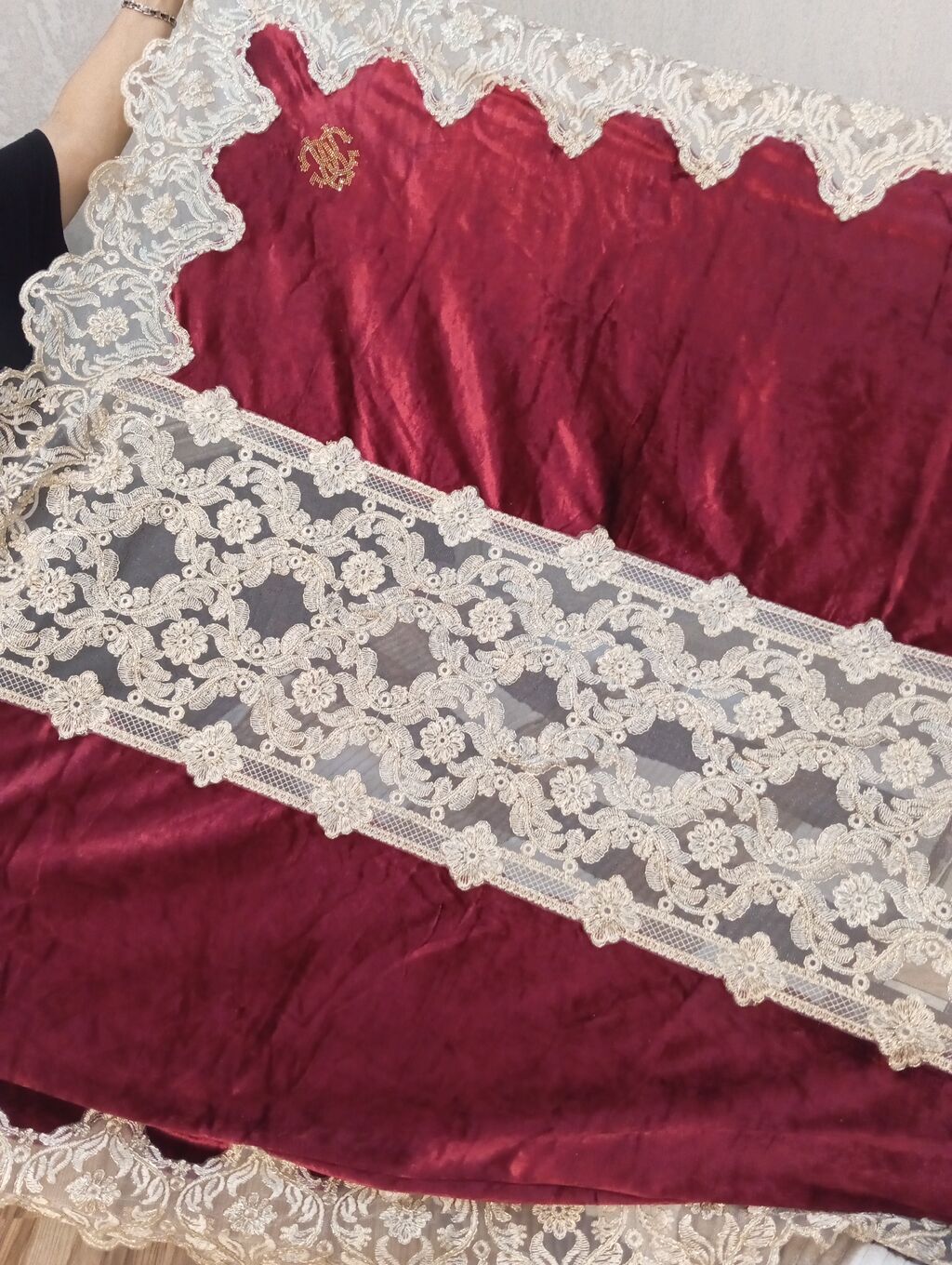Məhsul: Bahadır markalı krujeva detallı süfrə dəsti - Material: qalın — Tekstil, Bakı (2)