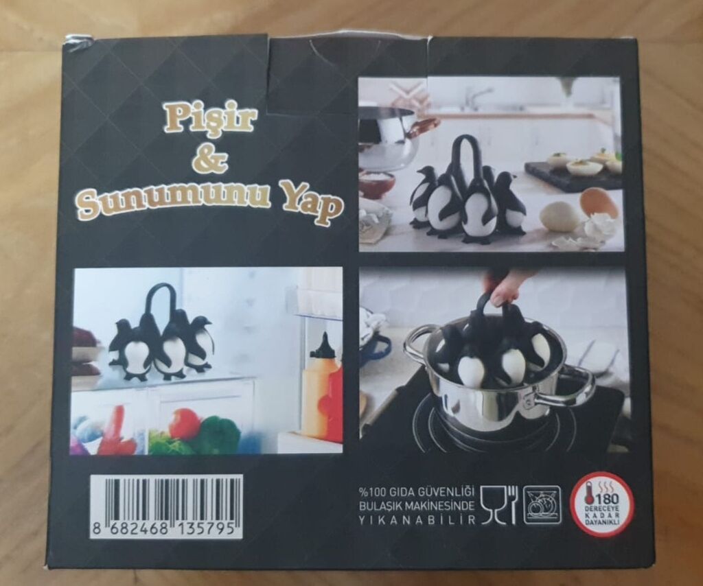 Pingvin formalı yumurta bişirici və təqdimat stendi 6 ədəd yumurtanı — Mallar, Bakı (4)