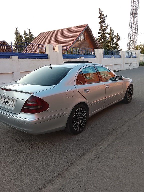 Mercedes E 270, 2.7 L, 2002 il, 251 000 km — Avtomobillər, Şirvan (6)