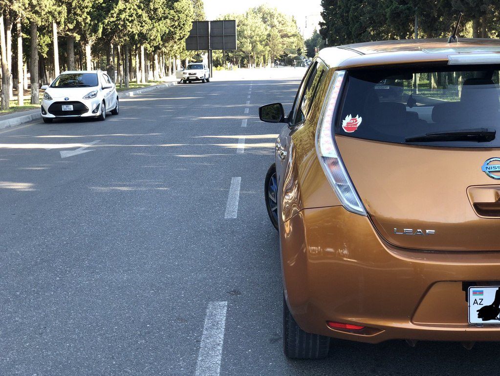 Nissan Leaf, 24 kWh, 2015 il, 41 700 km — Avtomobillər, Sumqayıt (3)
