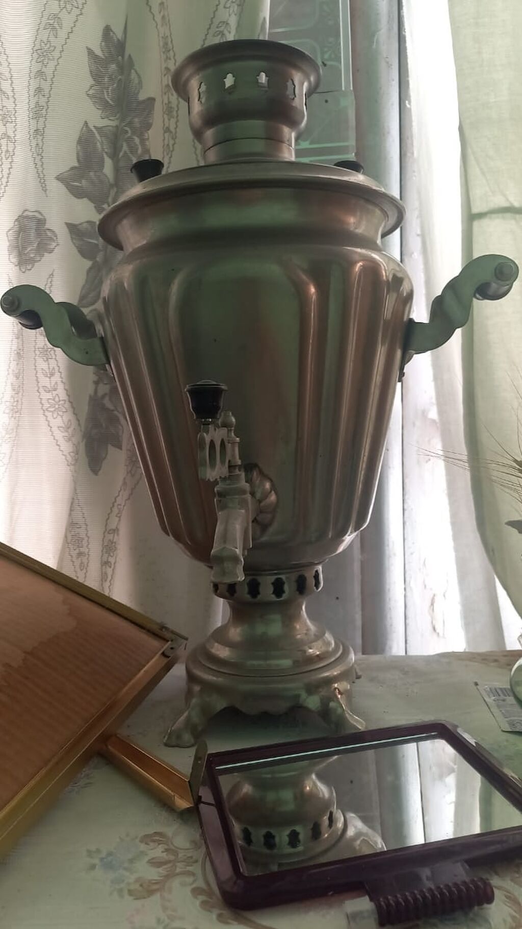 Klassik metal samovar - Material: tam metal gövdə, qalın divarlı — Samovarlar, Gəncə