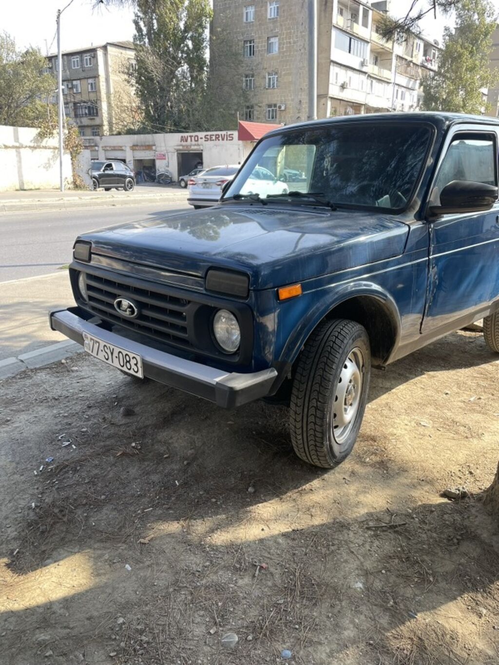 Lada Niva 4x4, mavi rəng, 3 qapılı SUV. Texniki xüsusiyyətlər və — Avto, Bakı (4)