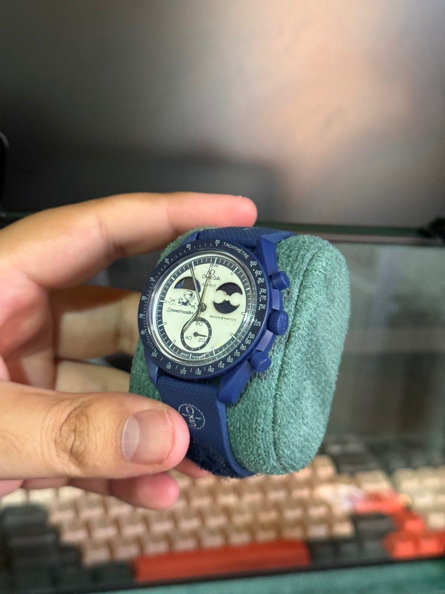 Omega Swatch MoonSwatch Mission to Earthphase — Şəxsi əşyalar, Bakı (2)