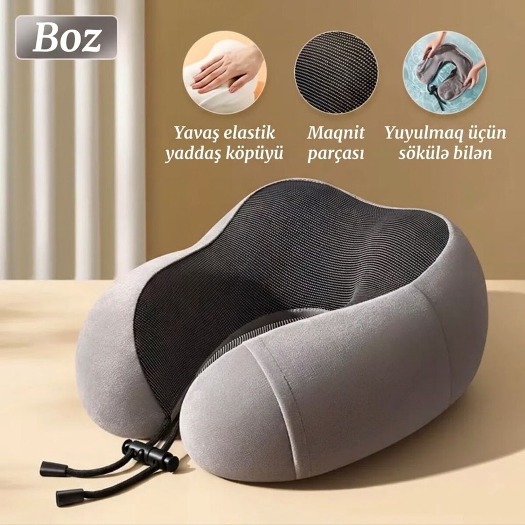 Memory Foam U-Formalı boyun yastığı — Aksesuarlar, Bakı (3)