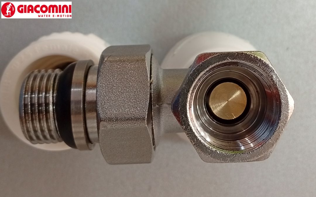 Ventil Radiator Köşə Giacomini — Kranlar və mıxaçlar, Bakı (8)