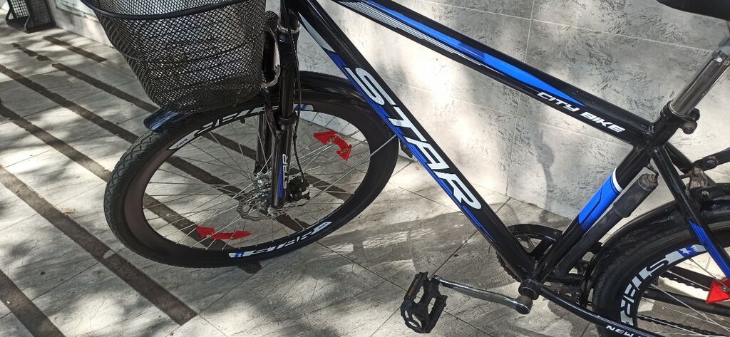 Şəhər tipli velosiped – Star Xüsusiyyətlər: - Polad çərçivə, klassik — Velosipedlər, Mingəçevir (6)