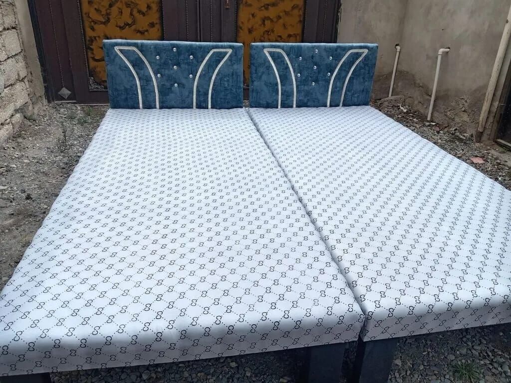 Təzə çarpayılar. 1 nəfərlik çarpayılar 60 manat. 2 nəfərlik taxt 110 — Mallar, Digah (6)