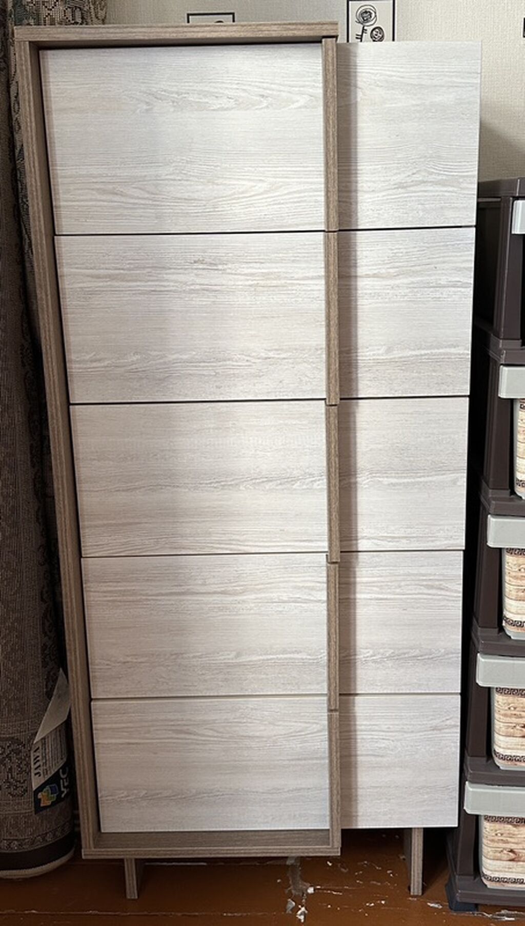 Açıq ağac teksturalı modern şkaf/komod dəsti. - Dizayn: Skandinaviya — Mebel, Digah