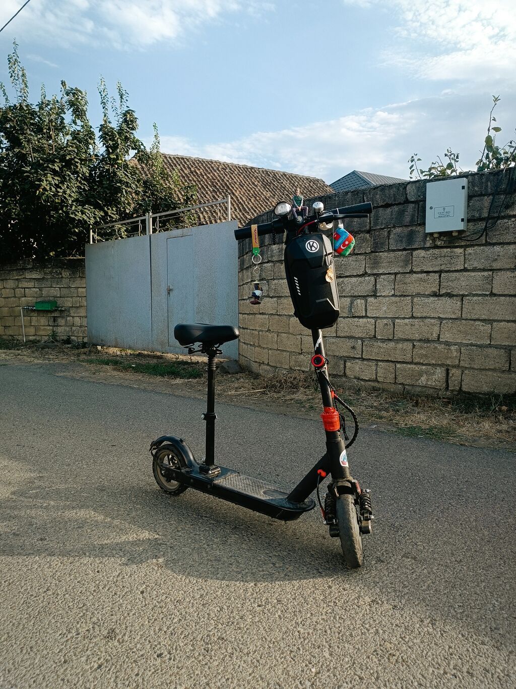 Elektrik skuter – oturacaqlı, amortizatorlu, gündəlik şəhər sürüşü — Mallar, Masallı (2)