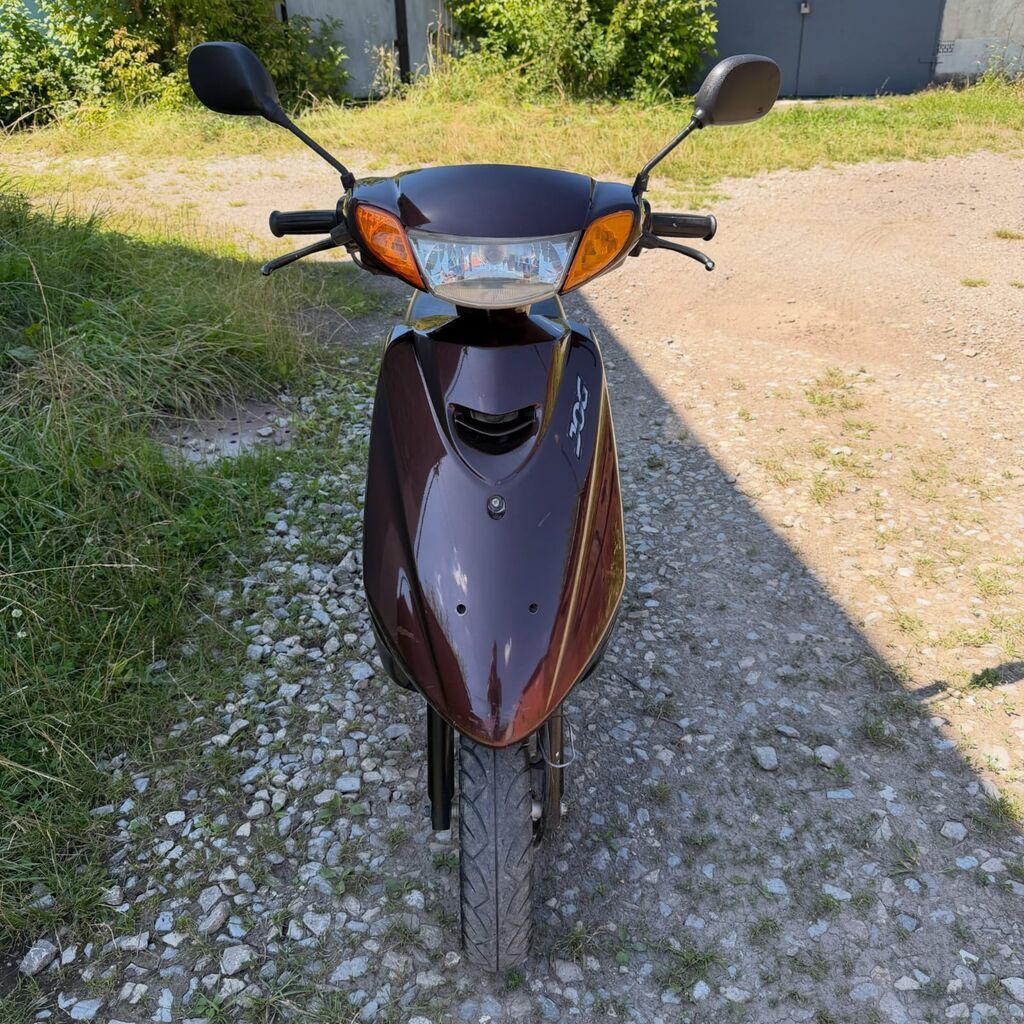 Yamaha JOG skuter - Rəng: tünd qəhvəyi/gavalı tonları, qara plastik — Avto, Zaqatala (5)