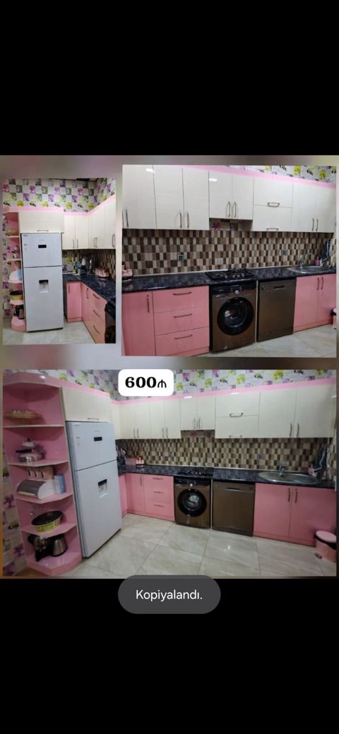 *600₼ Mətbəx mebeli Satılır*‼ ÖLÇÜ:-3.70 uzunluğu, 1.40 — Mətbəx mebeli