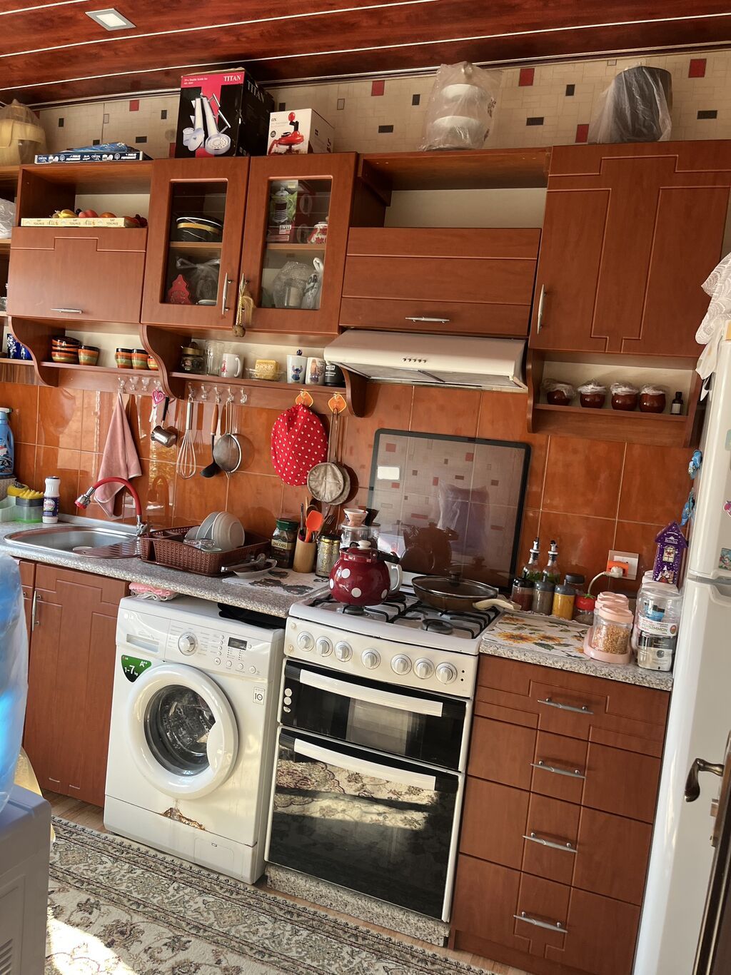 Qaz plitəsi və aspirator dəsti - 4 gözlü qaz ocağı: fərqli ölçülü — Mətbəx texnikası, Digah (6)