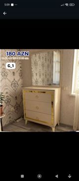 G1 model güzgülü mebel dəstləri 1) Komod + güzgü - Qiymət: 180 AZN — Мебель