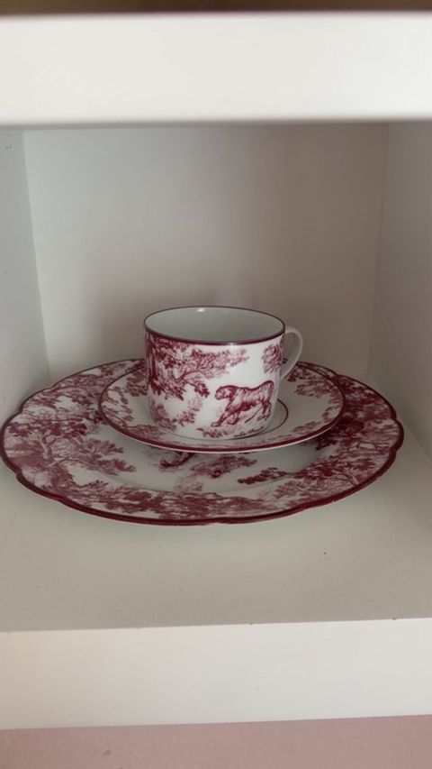 Çay dəsti, rəng - Ağ, Farfor — Bakı