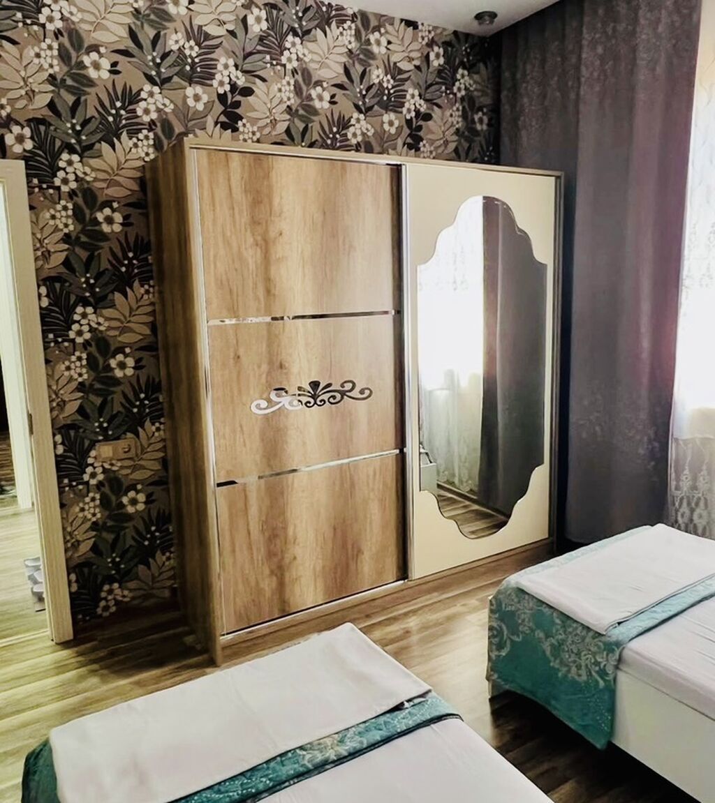 Sürgülü qapılı yataq otağı dolabı - Dizayn: İki qapılı sürgü sistemi — Mebel, Qax (2)