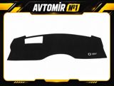 Changan Q07 üçün qara alkantara cihazlar paneli örtüyü — Avtomir N1 — Запчасти и аксессуары