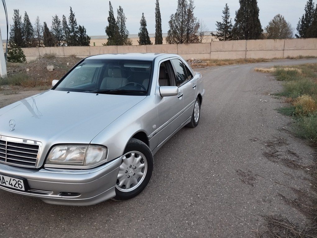 Mercedes C 180, 1.8 L, 1998 il, 199 425 km — Avtomobillər, Gəncə (5)
