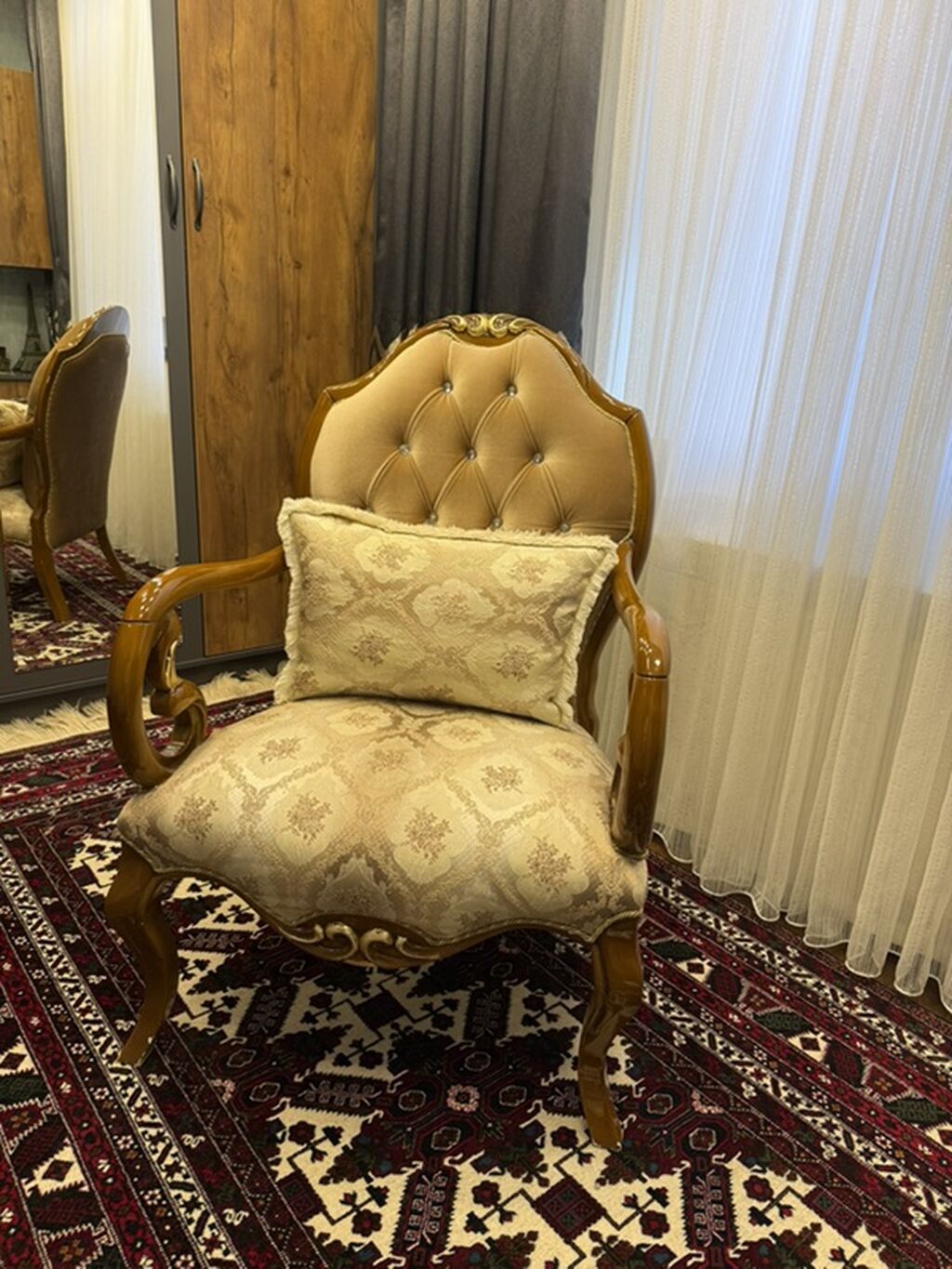2 ədəd Klassik üslubda taxtalı kreslo 2 Ədədi 600 AZN - Dizayn — Kreslolar, Bakı (3)