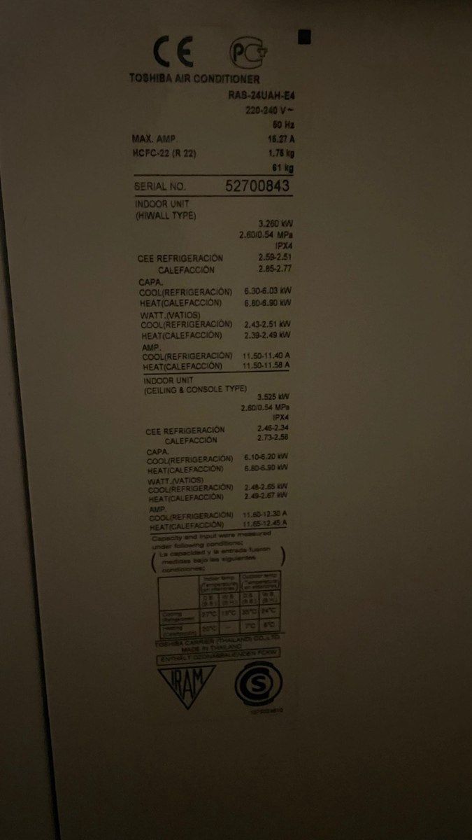 Kondisioner Toshiba — Ev texnikası, Bakı (2)