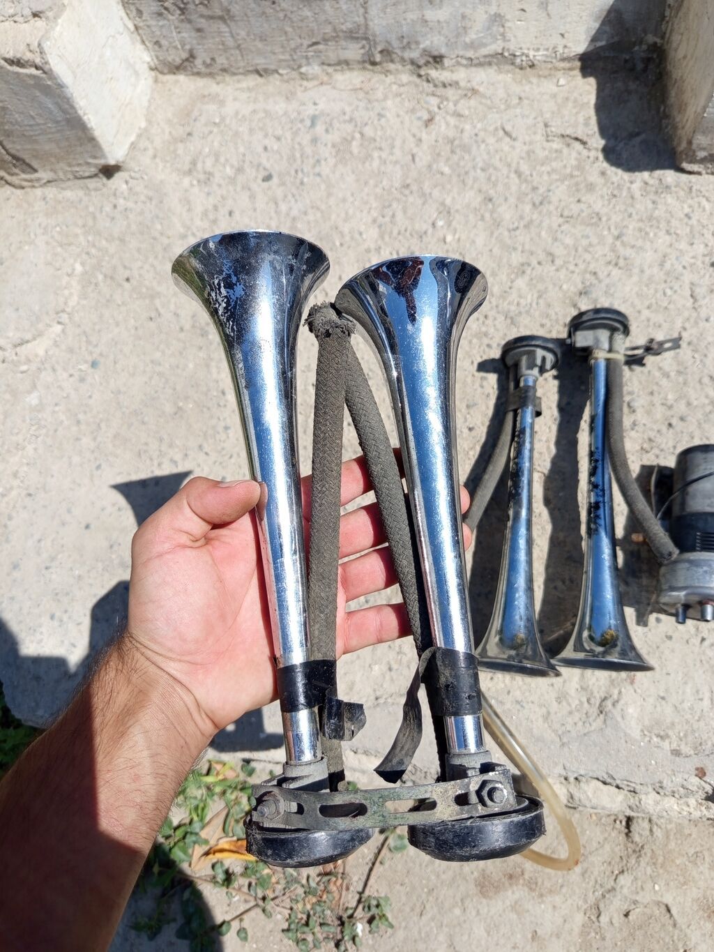 Məhsul: Avtomobil üçün hava siqnalı (kompressorlu dəst) Təsvir: - 4 — Ehtiyat hissələri, Digah (2)