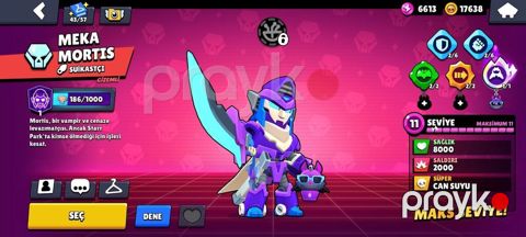 Brawl Stars oyunu üçün inkişaf etmiş hesab - Kupa: 20,010 - Toplanan — Bakı