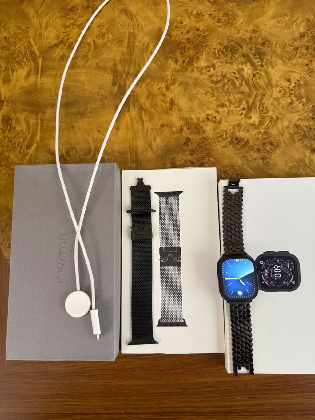 Apple Watch Ultra 3 49mm Black Titanium(titanium loop) demek olar — Aksesuarlar, Bakı (3)