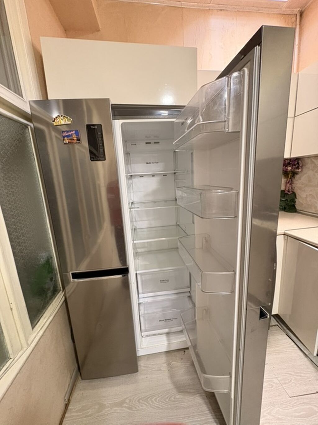 İşlənmiş 2 qapılı LG Soyuducu Satılır, rəng - Gümüşü — Soyuducular, Bakı (6)