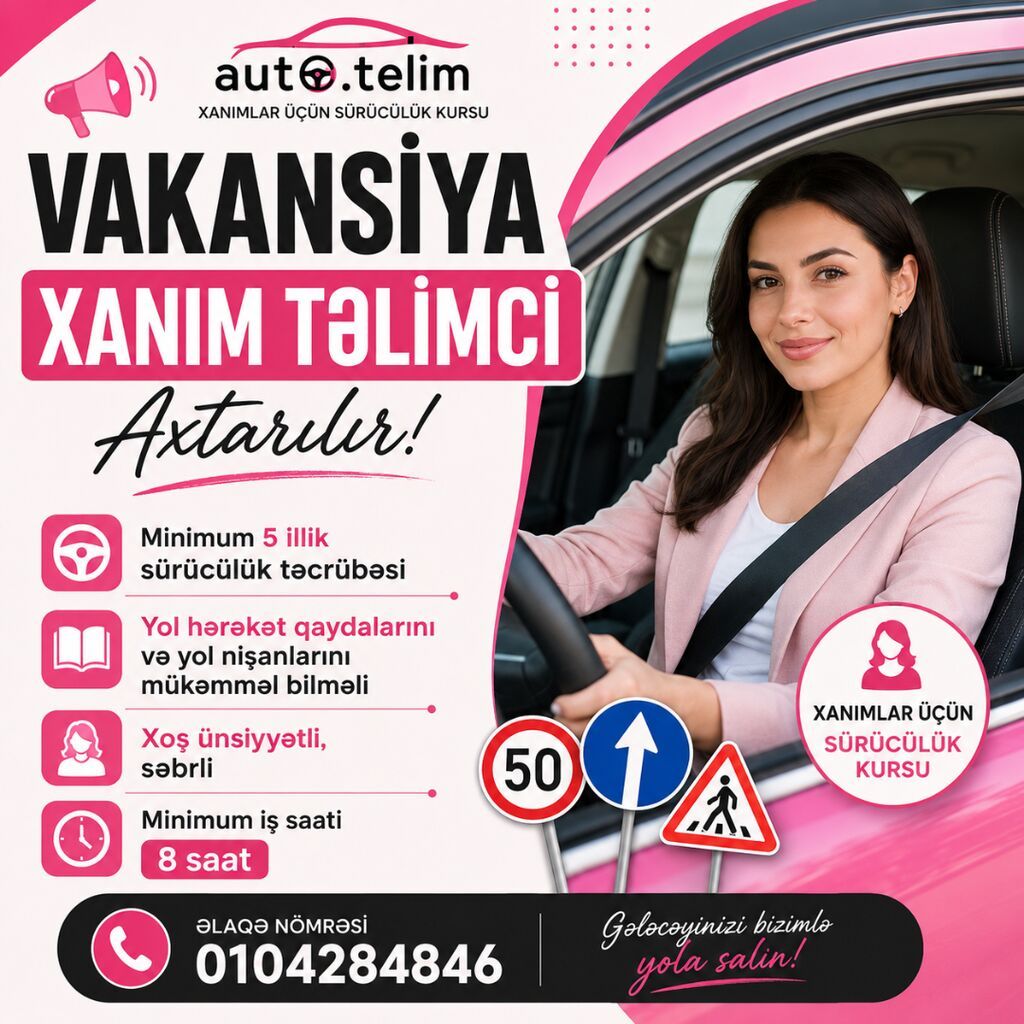 Müəllim tələb olunur, 6 ildən artıq təcrübə — İş, Bakı