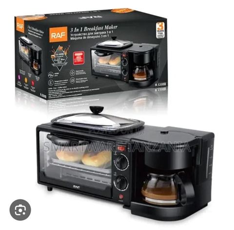RAF 3-in-1 Breakfast Maker – Raf firmasının 3 u 1 peç toster ve — Digah