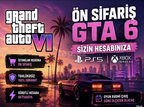 PS5 üçün GTA 6 oyunu