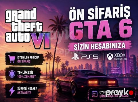PS5 üçün GTA 6 oyunu