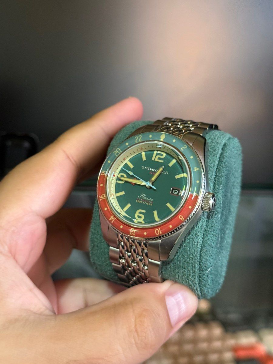 Spinnaker Fleuss GMT Automatic Tropical Green SP — Şəxsi əşyalar, Bakı (4)