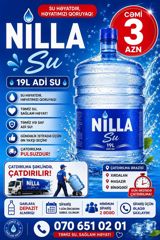 Nılla Su – 19L adi içməli su - Təmiz və saf adi su: gündəlik istifadə — Nilla — Qida məhsulları