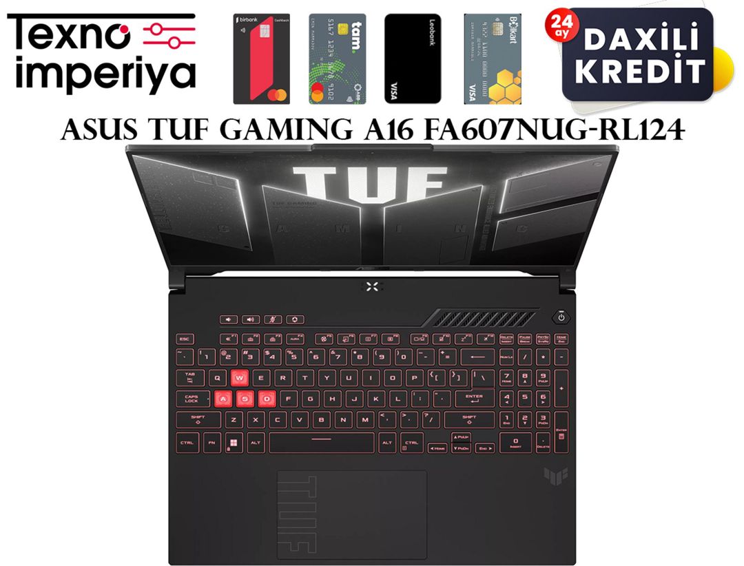 ASUS tuf Gaming A16 FA607NUG-RL124 90NR0MU3-M00C80 — Elektronika, Bakı (2)