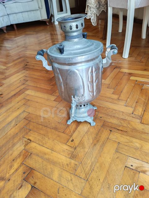 Klassik metal samovar 5 litr - Material: tam metal gövdə, bürünc — Xırdalan