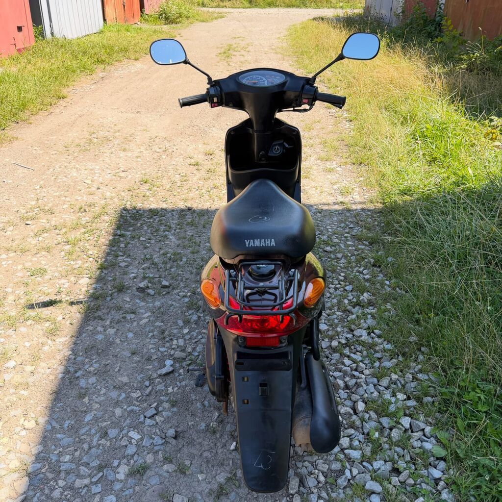 Yamaha JOG skuter - Rəng: tünd qəhvəyi/gavalı tonları, qara plastik — Avto, Zaqatala (7)