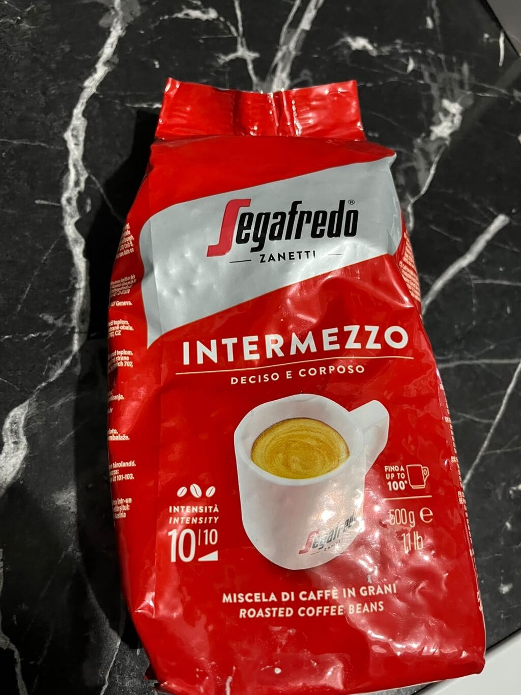 Segafredo Zanetti Intermezzo – qovrulmuş qəhvə dənələri - Növ: Qəhvə — Qida məhsulları, Mehdiabad (2)