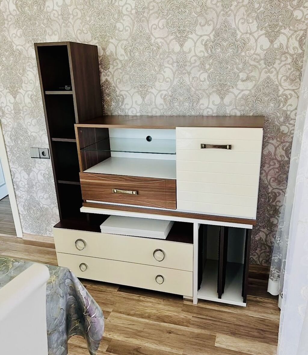 Qonaq otağı üçün funksional TV stendi/komod - Material: Mdf/ldsp — Mebel, Qax (3)