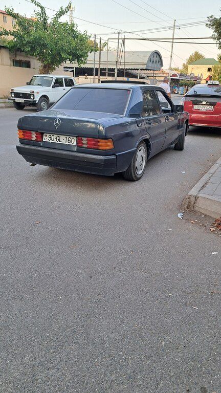 Mercedes 190, 2.0 L, 1991 il, 394 000 km — Avtomobillər, Bərdə (7)